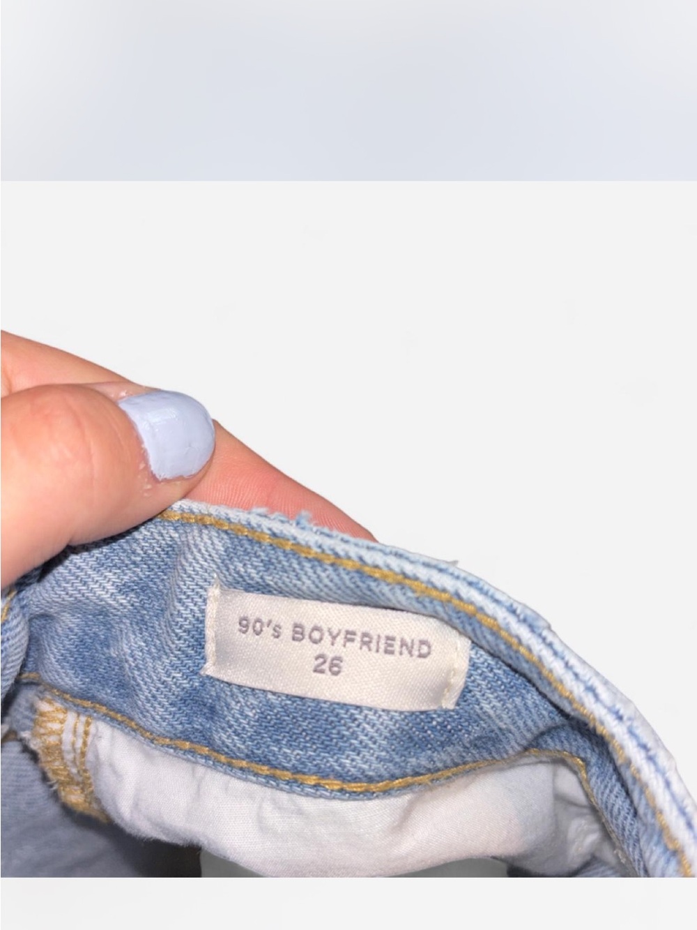 PacSun Light Blue Distressed women’s Jeans - Picture 4 of 4